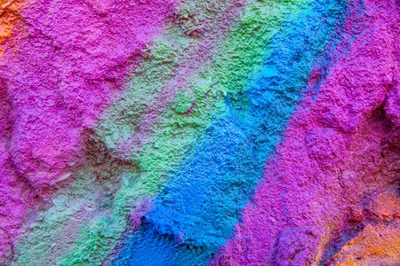 photo flagstone painted with bright colors. closeupの写真素材