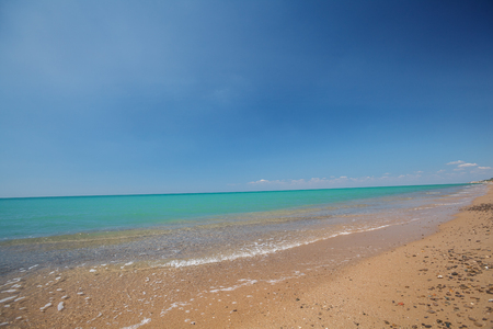 surf on a background of blue skyの写真素材