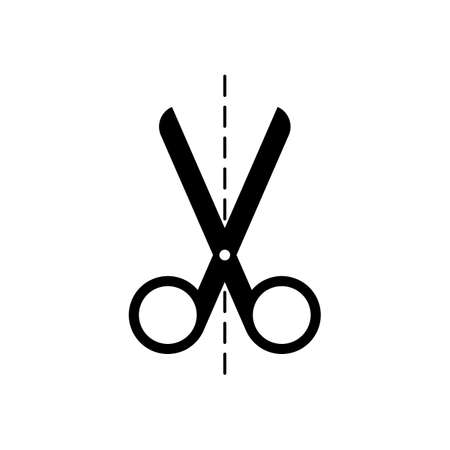 scissors iconのイラスト素材