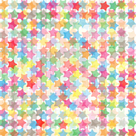 Background with colorful starsのイラスト素材