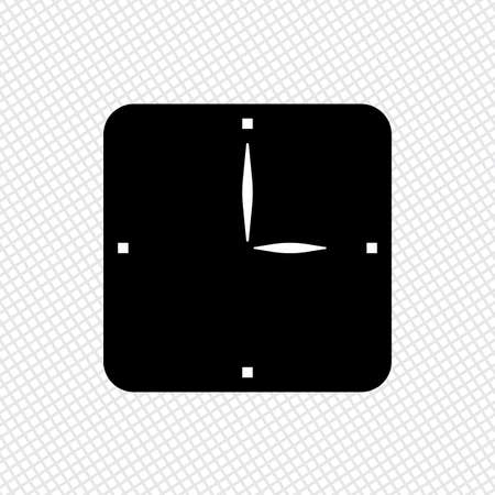 Simple clock iconのイラスト素材