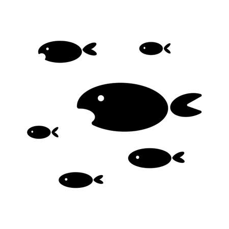 School of fishesのイラスト素材