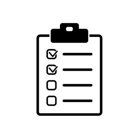 Checklist iconのイラスト素材