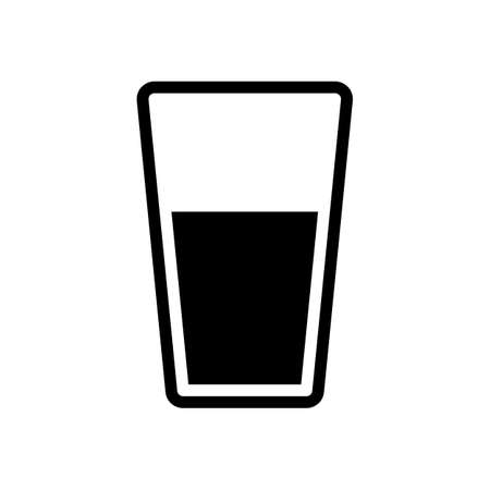 glass of water iconのイラスト素材