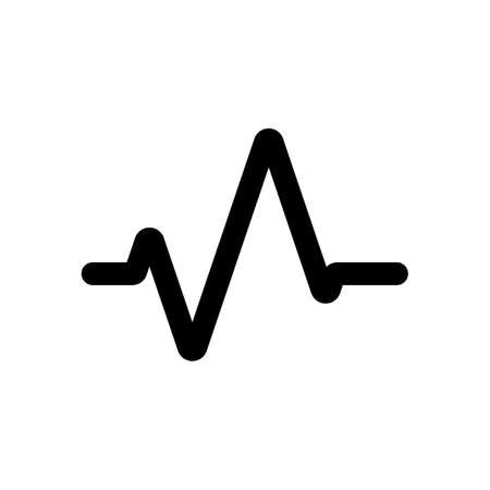 Simple pulse iconのイラスト素材