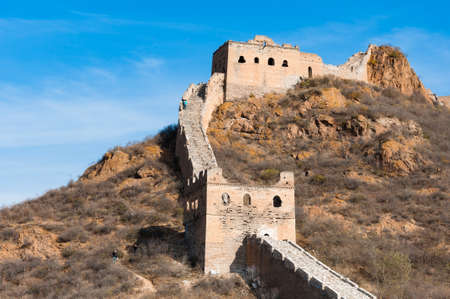 The Great Wall of China at Jinshanlingの写真素材