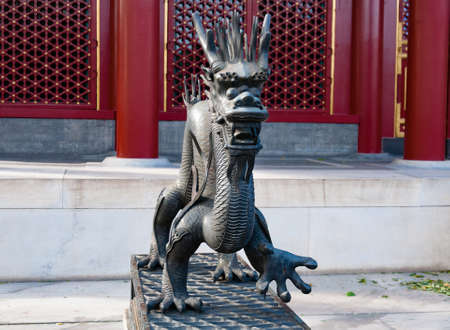 Statue of Dragon in Royal Summer Palace, Beijingの写真素材