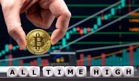Symbol for an all time Bitcoin high.