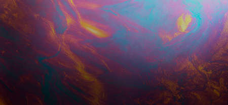 Background Dark Purple Blue Paint Mix Abstractionの写真素材