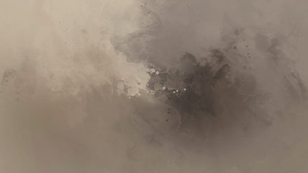 background cappuccino color with elements of watercolor and smears of paint