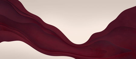 An image of an abstract background with gradient waves in redの写真素材