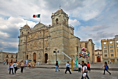 The Cathedral of Our Lady of the Assumption Catedral de Nuestra Senora de la Asuncion Oaxaca Unesco...