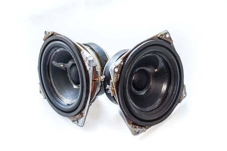 Medium-frequency speakers 15gd-11a.. Soviet vintage acoustics, elements of a music column.の写真素材