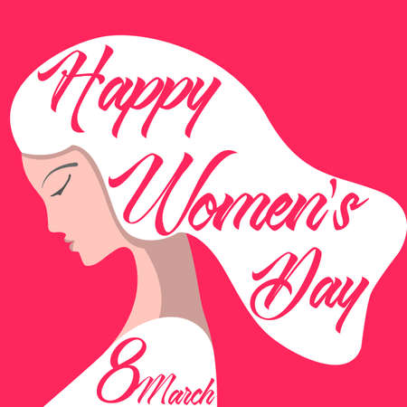 Greeting card from March 8. Templates for your postersのイラスト素材