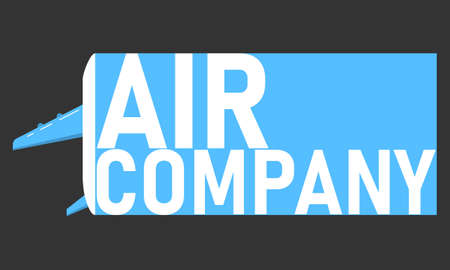 Air company logo templateのイラスト素材