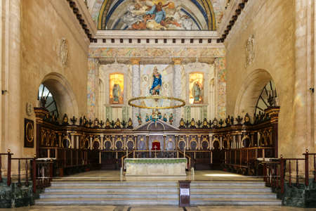 Altar of the Havana Cathedral, Cuba, Havana, 9 November 2016のeditorial素材