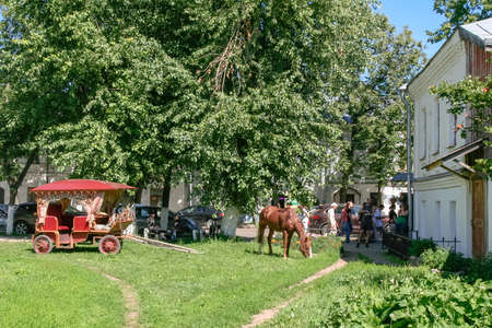 City street, Russia, Suzdalのeditorial素材