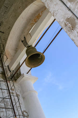 Bell of the Venerable bell tower (Preobrazhenskaya bell tower)の写真素材