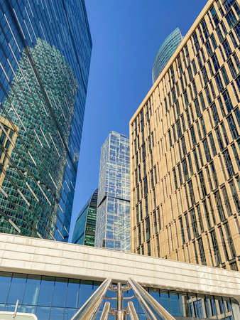 Moscow City buildings, Russia, Moscowの写真素材