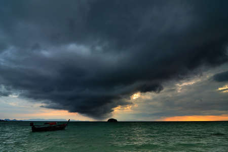 Rain storm comingの写真素材