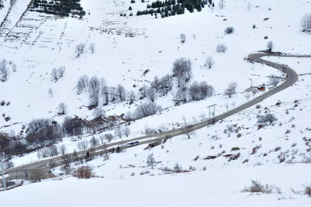 Alpe d'Huez Ski Resort, Franceの写真素材