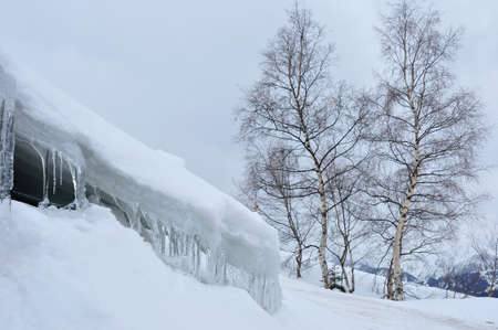 Alpe d'Huez Ski Resort, Franceの写真素材