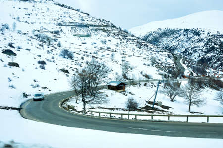Alpe d'Huez Ski Resort, Franceの写真素材