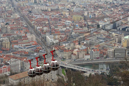 la Bastille Grenobleの写真素材