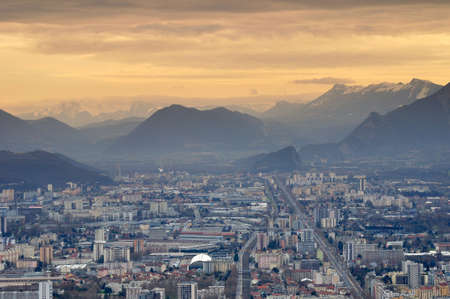 la Bastille Grenobleの写真素材