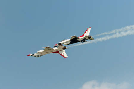U.S. Air Force Thunderbirds AirShow In Bangkok, Thailand Oct 10, 2009のeditorial素材