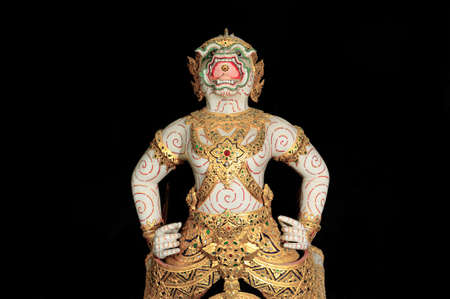 Monkey-Class Barge Krabi Prab Muang Marn, National Museum of Royal Barges, Bangkok, Thailandの写真素材