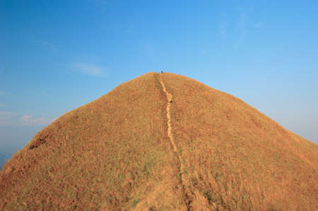 Top view of Mountain, Khao chang puak, Kanchanaburi, Thailandの写真素材