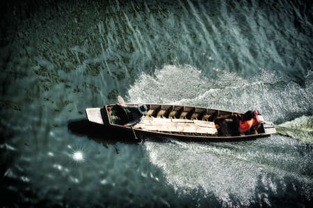 Big disaster flood in Bangkok, Thailand, Nov 9 2011のeditorial素材