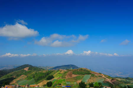 Landscape of Phutabberk from view point at Phuhin rongkla, Thailandの写真素材