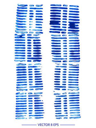 Vector watercolor blots isolated on white background.のイラスト素材