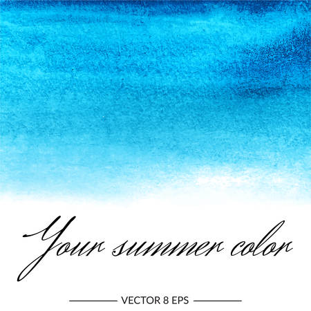 Background with beautiful vector watercolor blot. Isolated on white background hand drawn watercolor blot for postcard, banner, business card and other.のイラスト素材