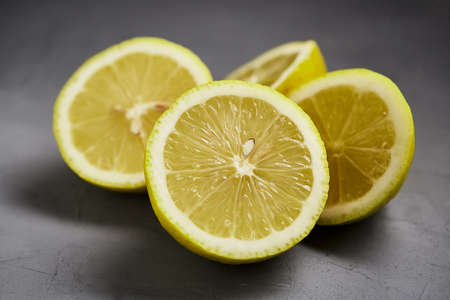 Lemon cutaway,の写真素材