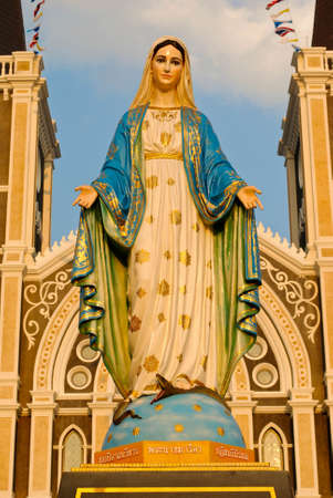 church in Chantaburi, Thailandのeditorial素材