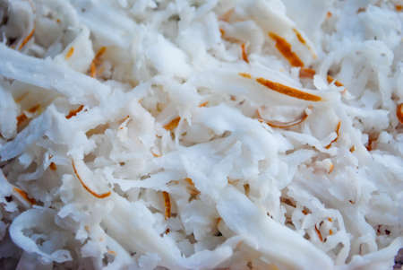 Shredded coconut