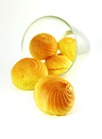 Choux cream dessertの写真素材