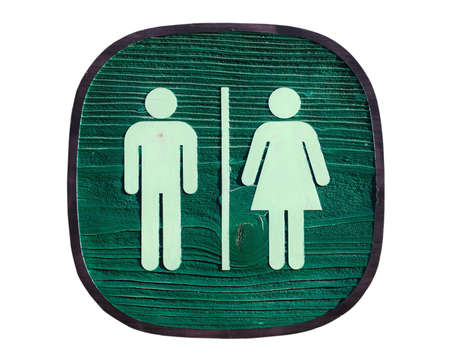 Male and female toilet signsの写真素材