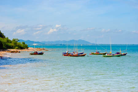 boat and sea in Thailandの写真素材