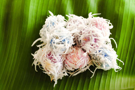 Khanom Tom, Thai dessertの写真素材