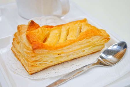 pie and spoon