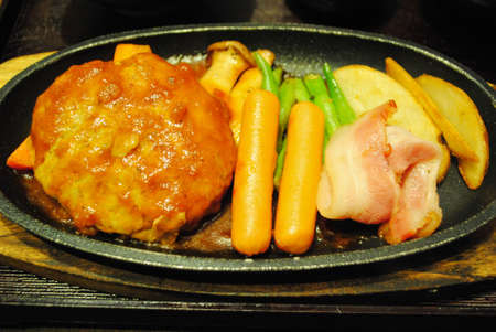 burger steakの写真素材