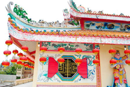  art in Chinese templeのeditorial素材