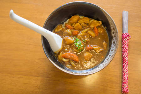 udon curry sauceの写真素材