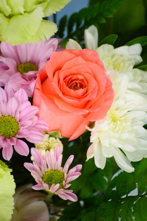 Pink roses bouquet
