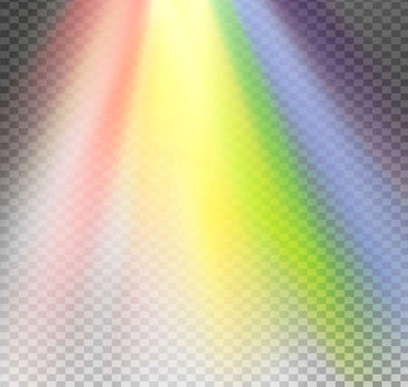 soft rainbow colored light,のイラスト素材