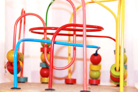 Bead toys offer kids a foundation for learningの写真素材